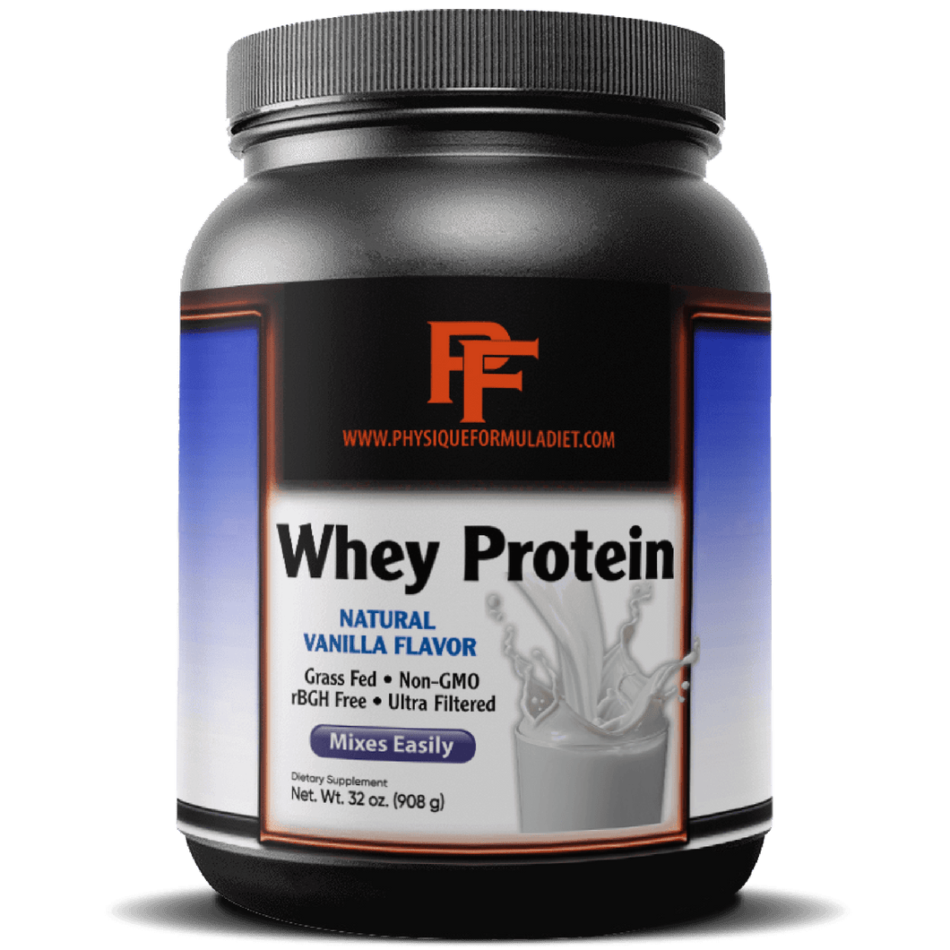 Physique Formula 100% Grass Fed Whey Protein With Stevia | No GMOS, No Sucralose Whey Protein With No Artificial Sweeteners
