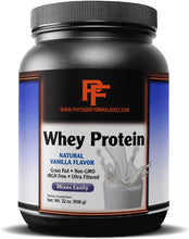 Load image into Gallery viewer, Physique Formula Grass Fed Whey Protein Powder- 100% All Natural Grass Fed Protein NON-GMO Cold Pressed Gluten Free rBGH/rBST free Hormone Sucralose Free Whey Isolate Chocolate Flavor
