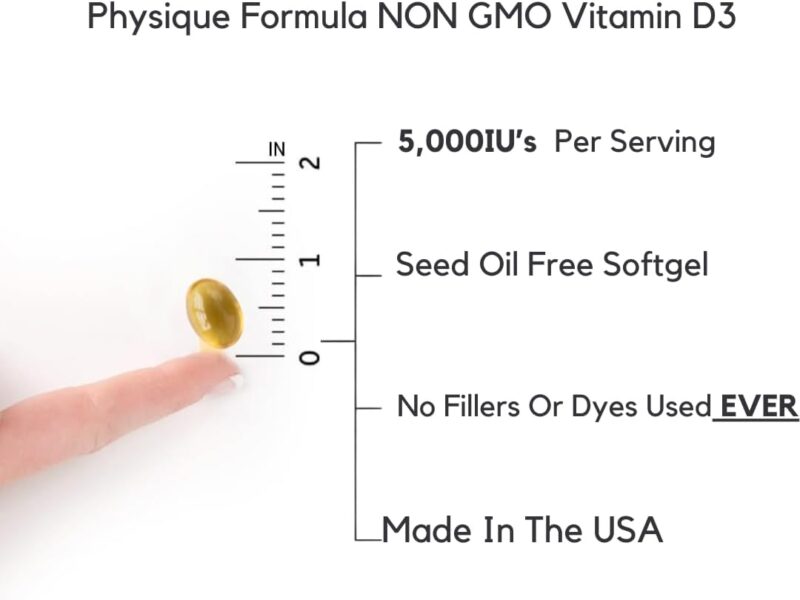 NON GMO Vitamin D3:High Potency Immune System Support - Image 5